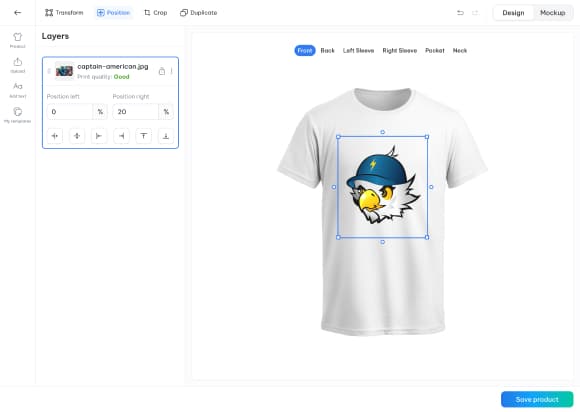 Customize the elements