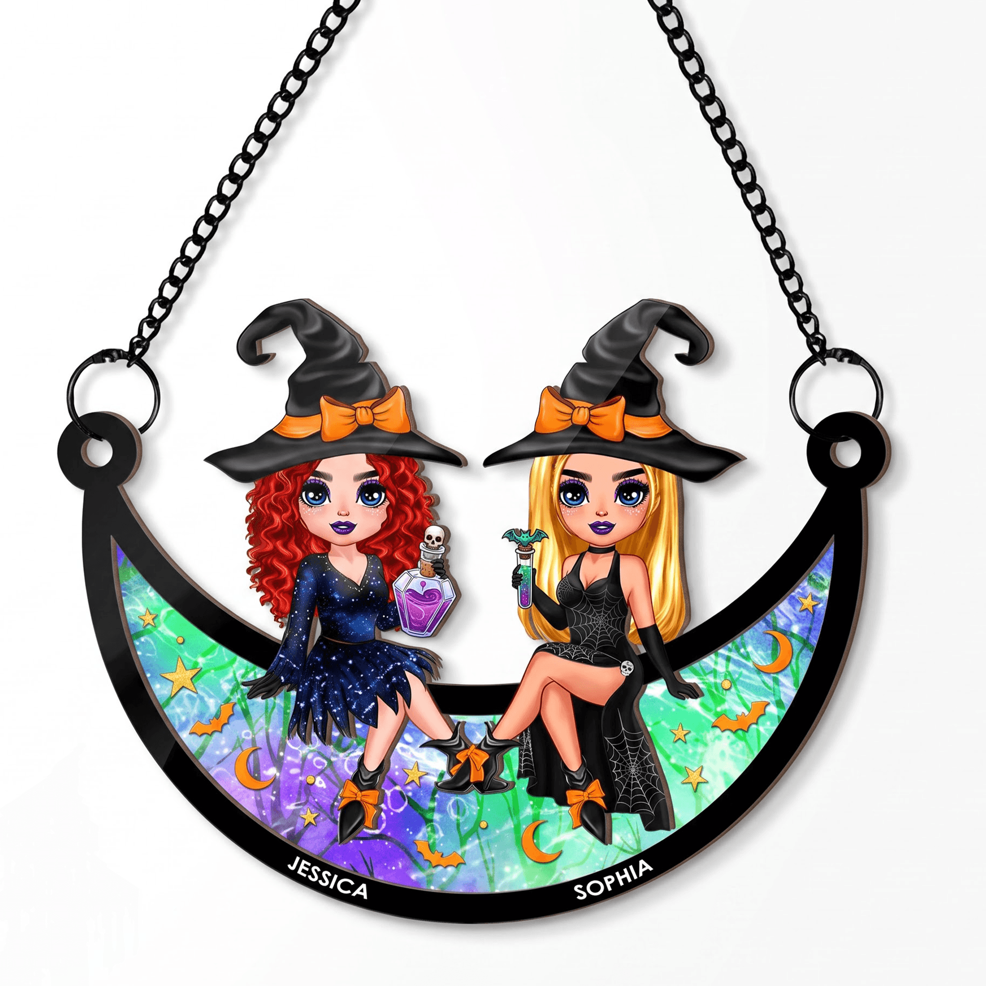 Window Hanging Suncatcher 2 layer 12 in