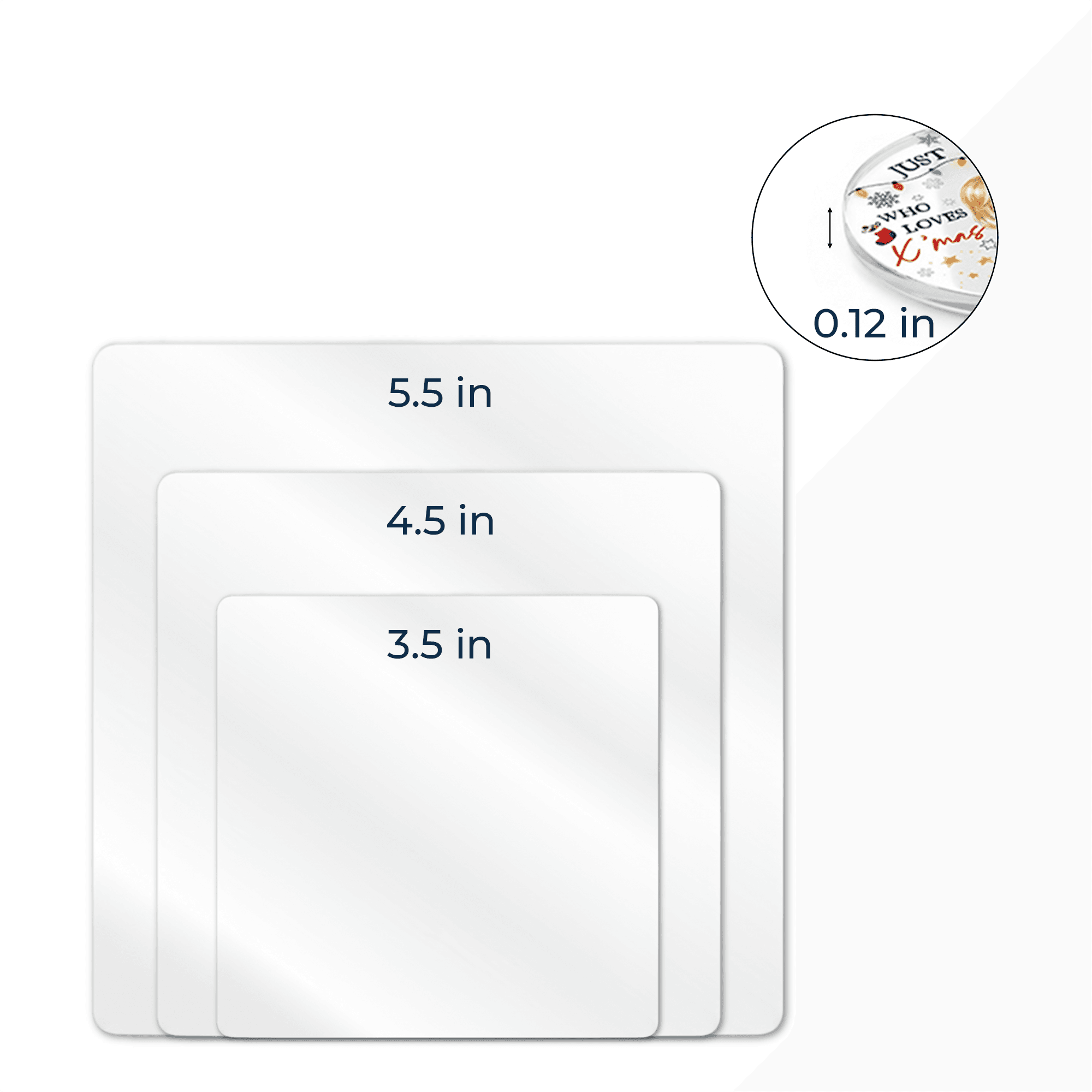 Acrylic Custom Shape Car Clip 1 layer  – 5