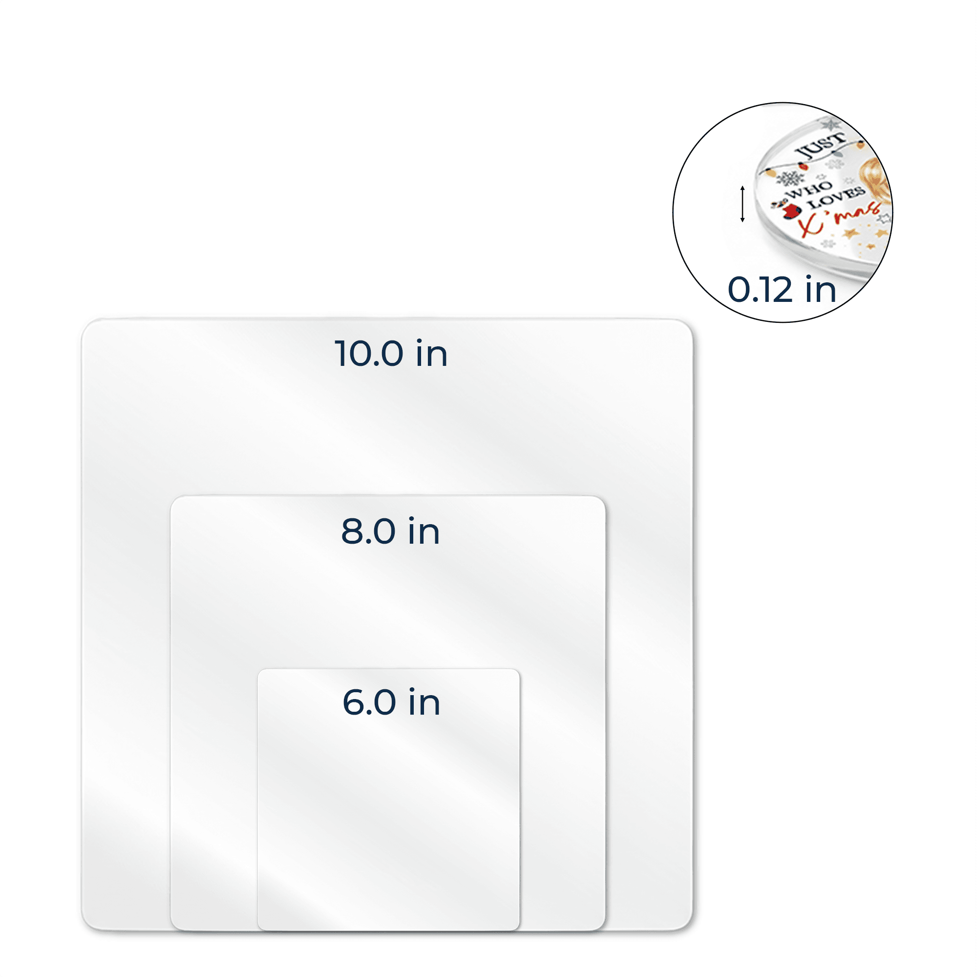 Custom Shape Acrylic Sign 10 in 1 layer – 4