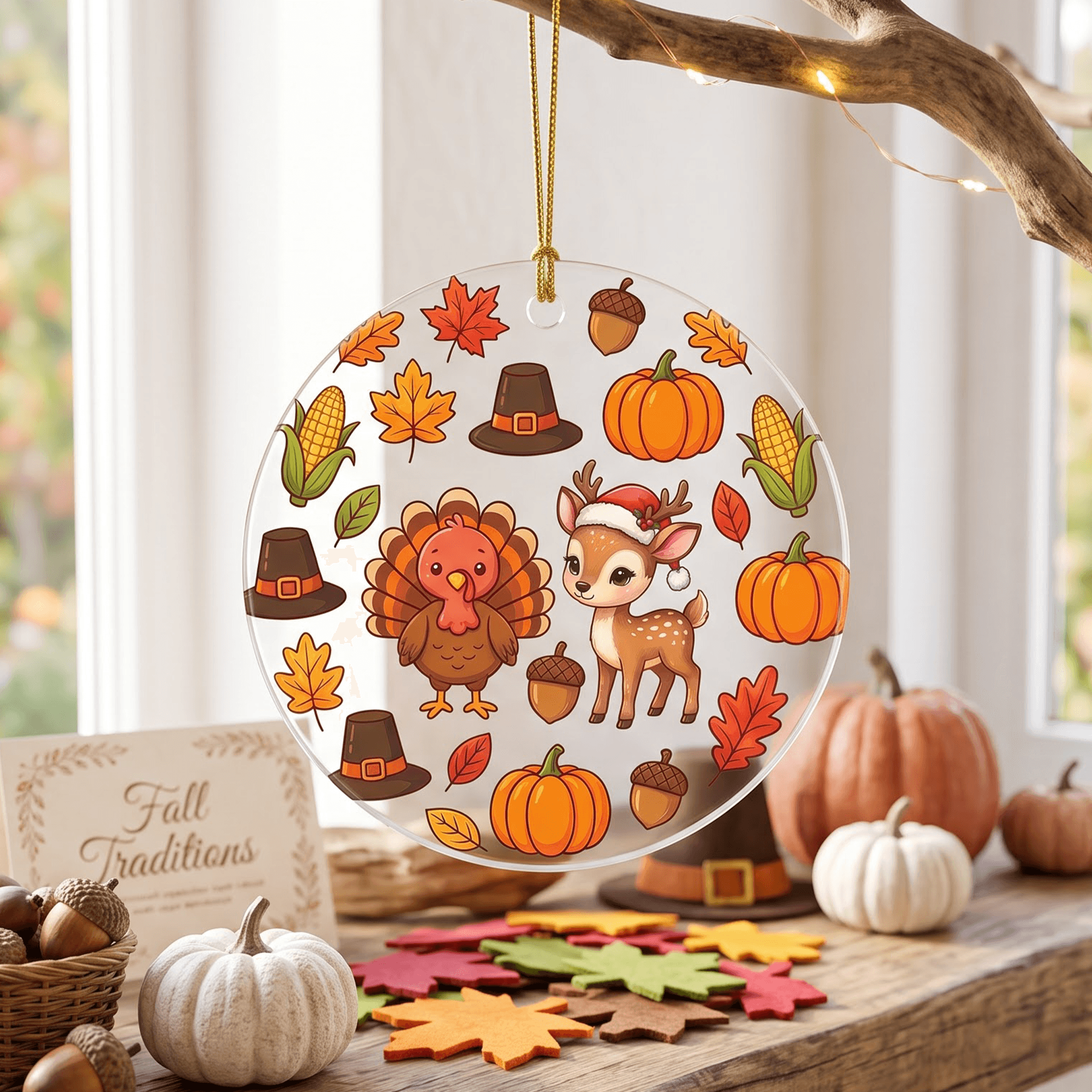 Circle Acrylic Ornament 2 - side – 2
