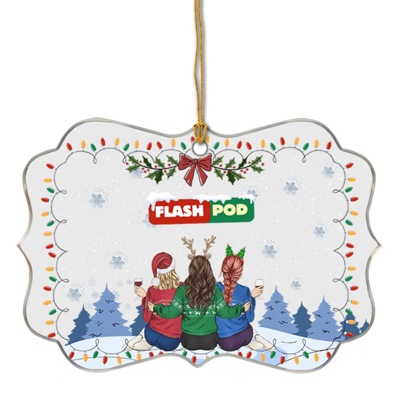 Medallion Acrylic Ornament Large – 2