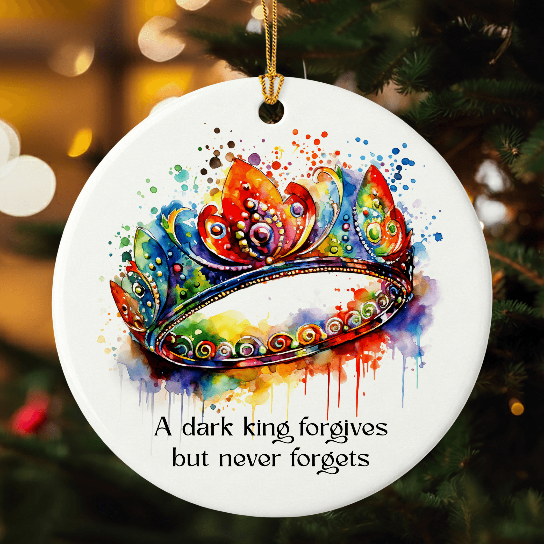 Circle Ceramic Ornament – 3