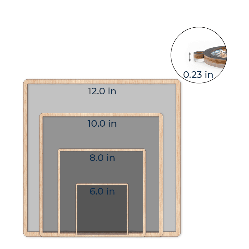 Window Hanging Suncatcher 2 layer Large – 3