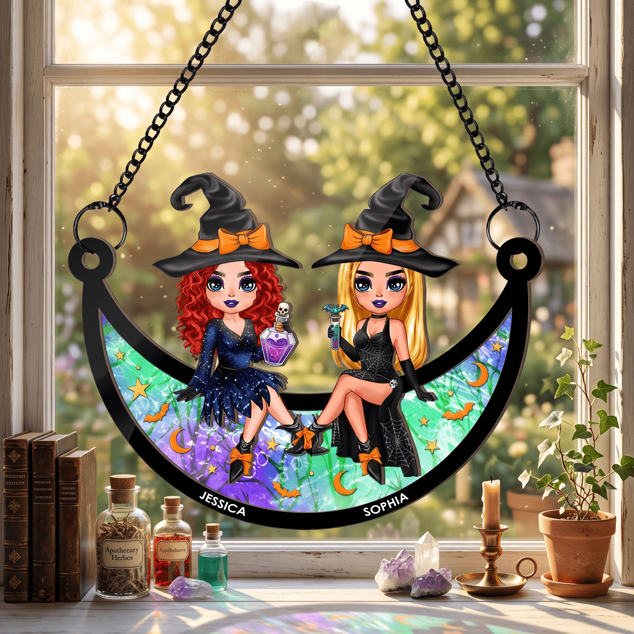 Window Hanging Suncatcher 2 layer 12 in – 2