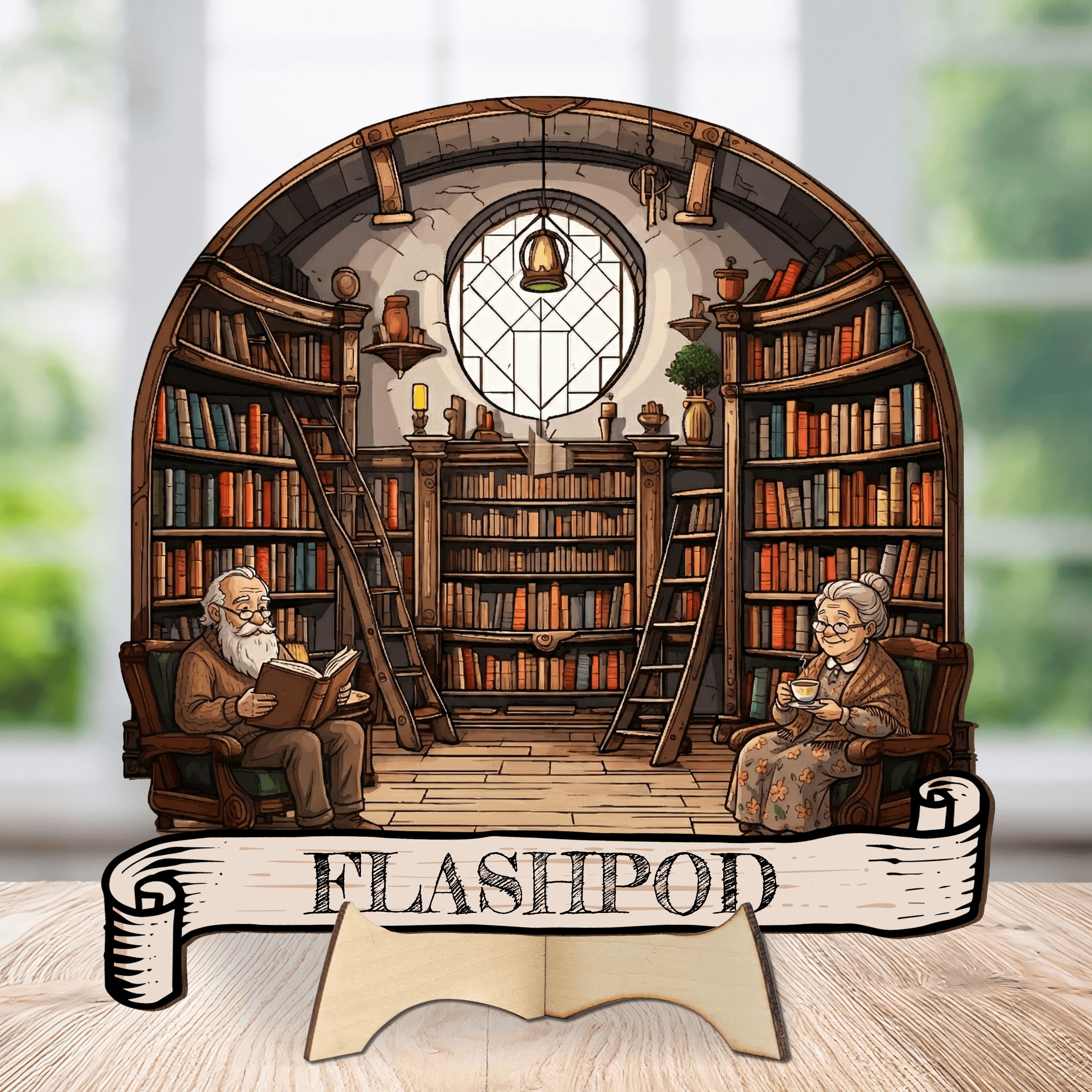 Custom Shape Wooden Sign 10 in 1 layer – 2