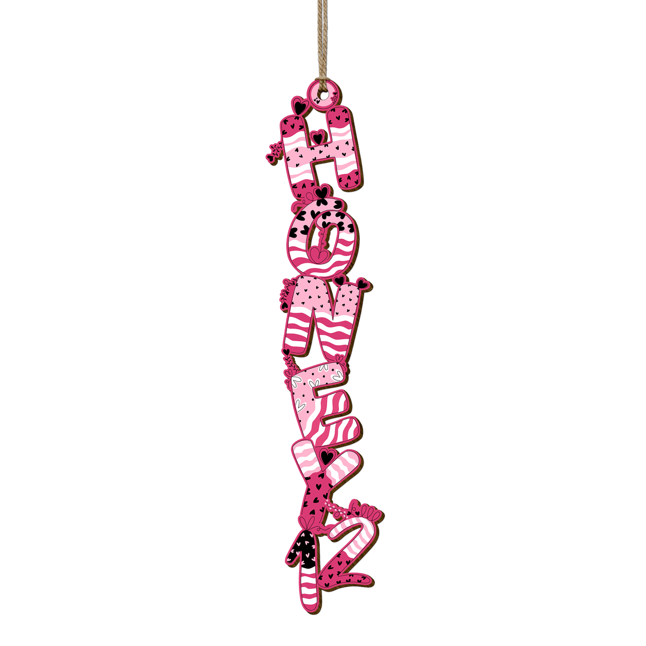 Wood Custom Shaped Ornament 5mm 7 in – 2