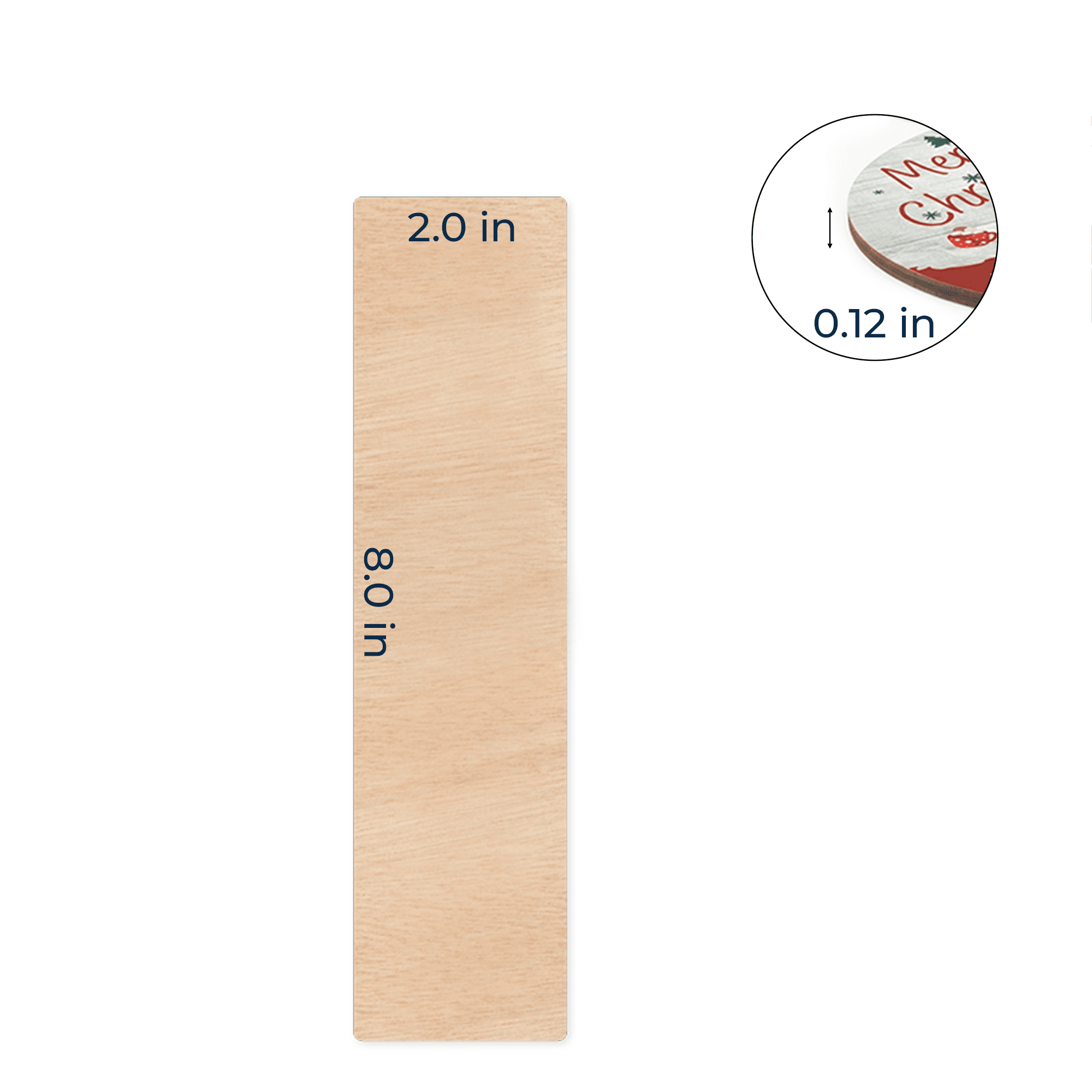 Wooden Personalized Bookmark – 14