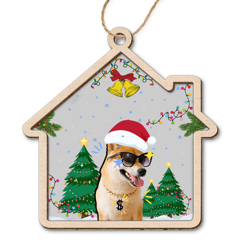 Wood- Acrylic Custom Shaped Ornament Large – 2