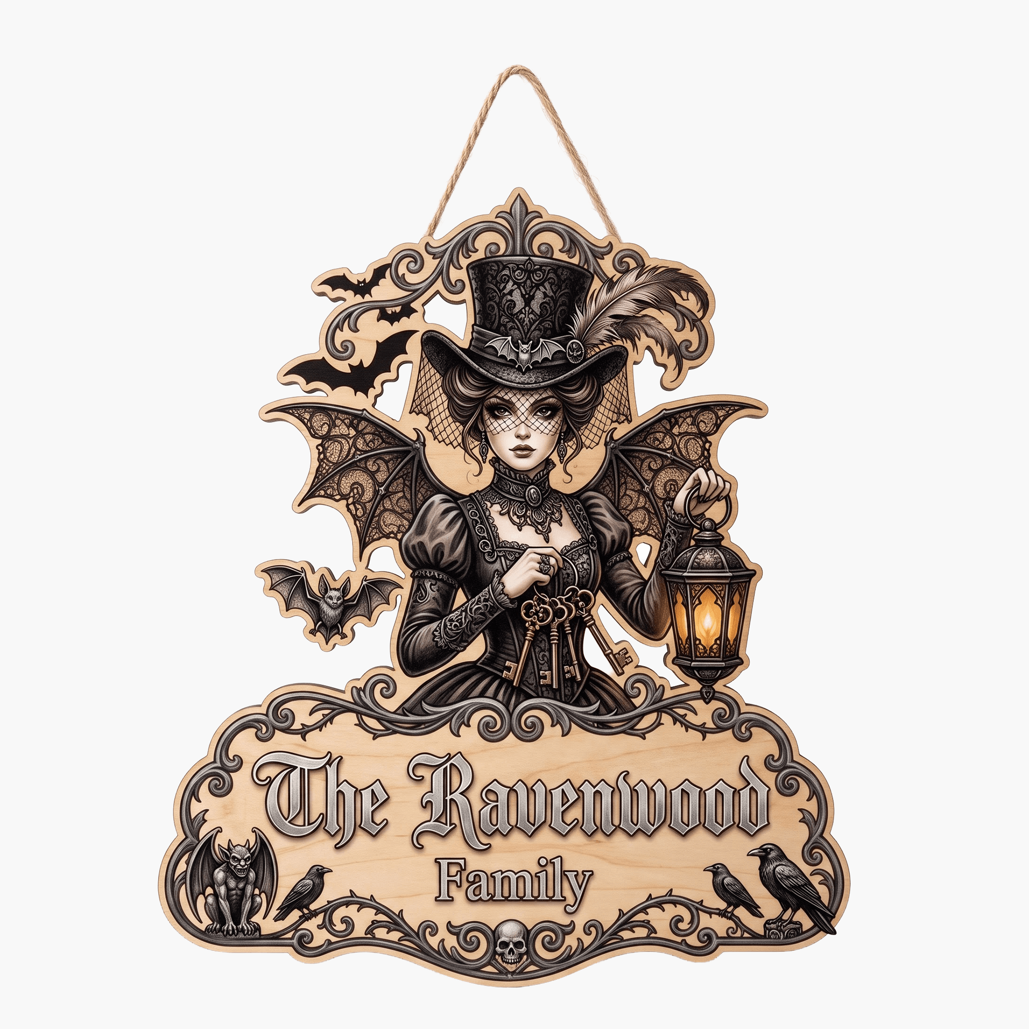 Wooden Door Sign 1 layer 10in – 1
