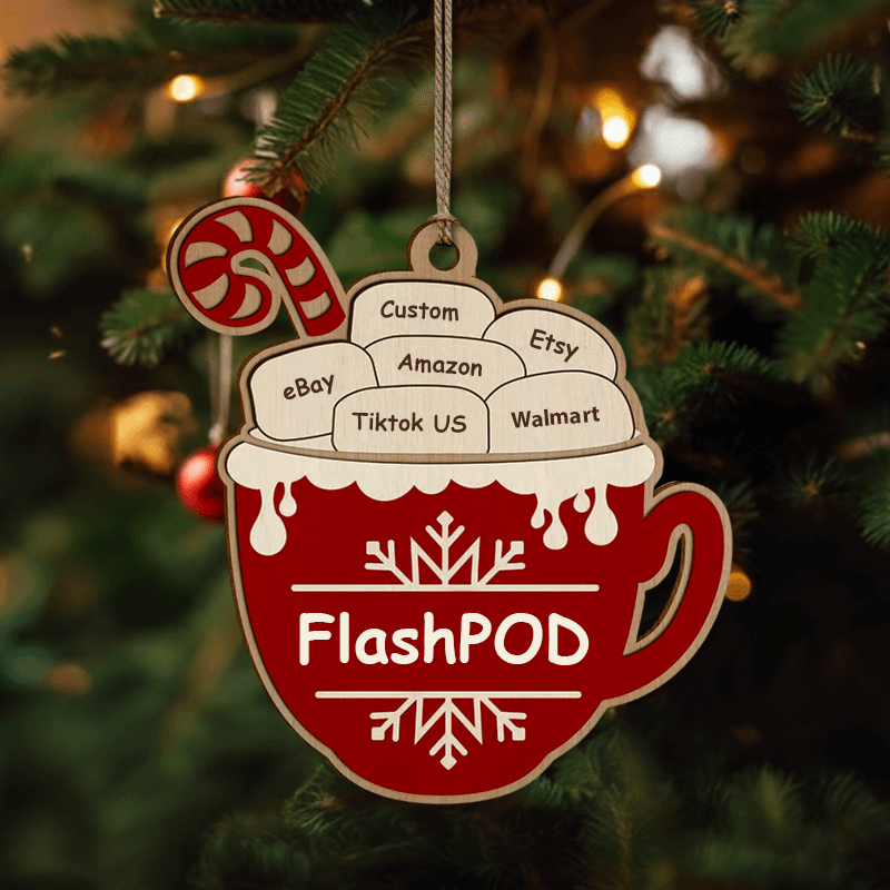 Wood - Wood Custom Shaped Ornament Large – 4