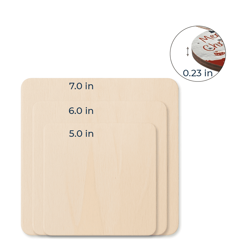 Wooden Custom Shape Car Visor Clip 2 layer – 4