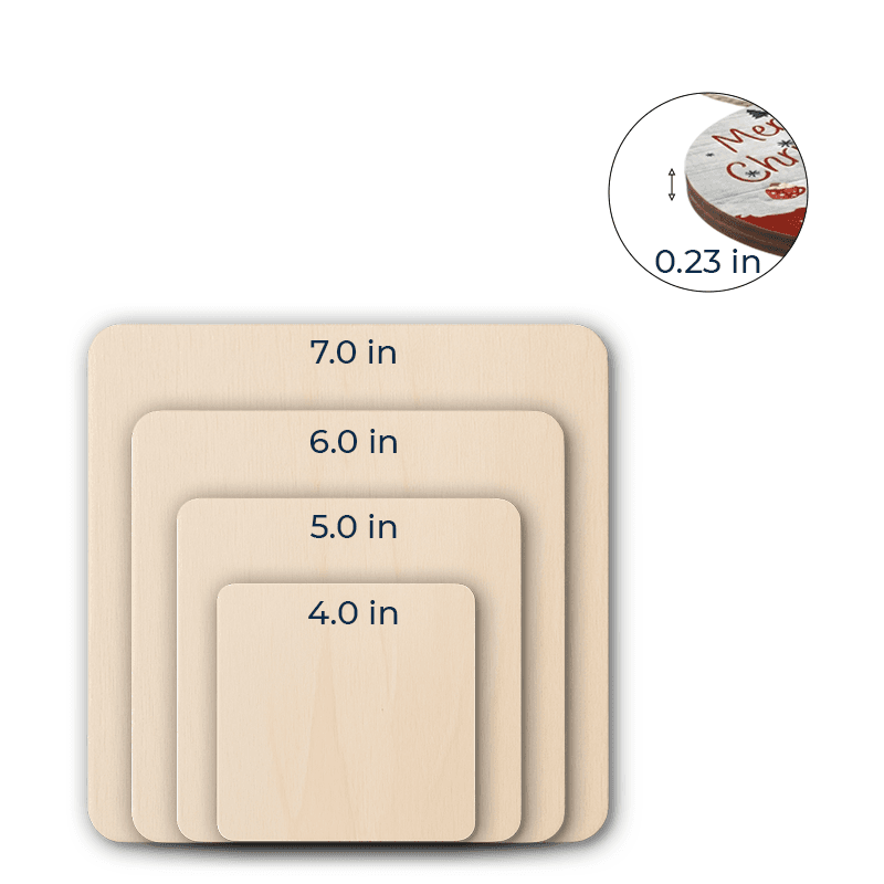 Wooden Custom Shape Car Visor Clip 2 layer – 5