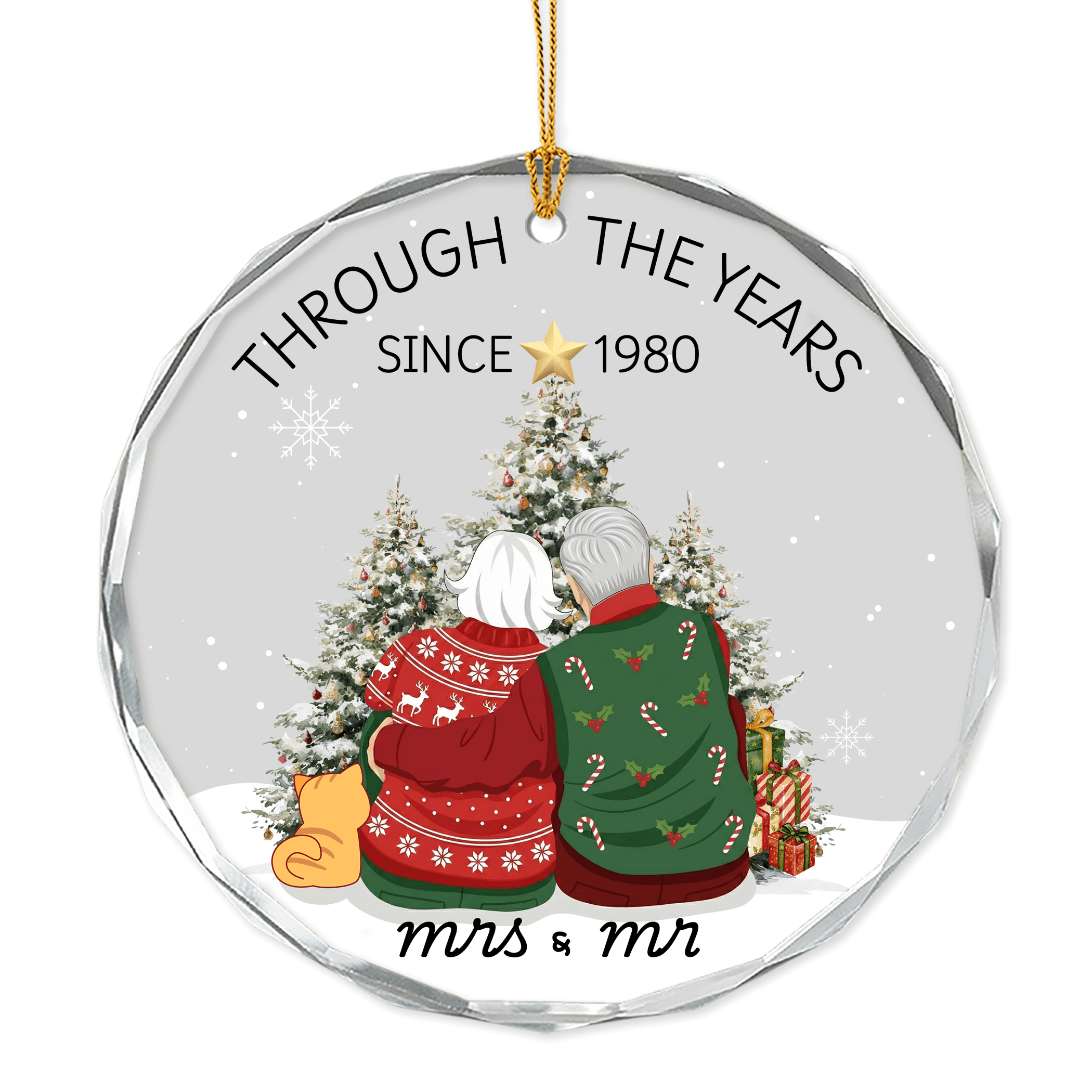 Round Glass Ornament
