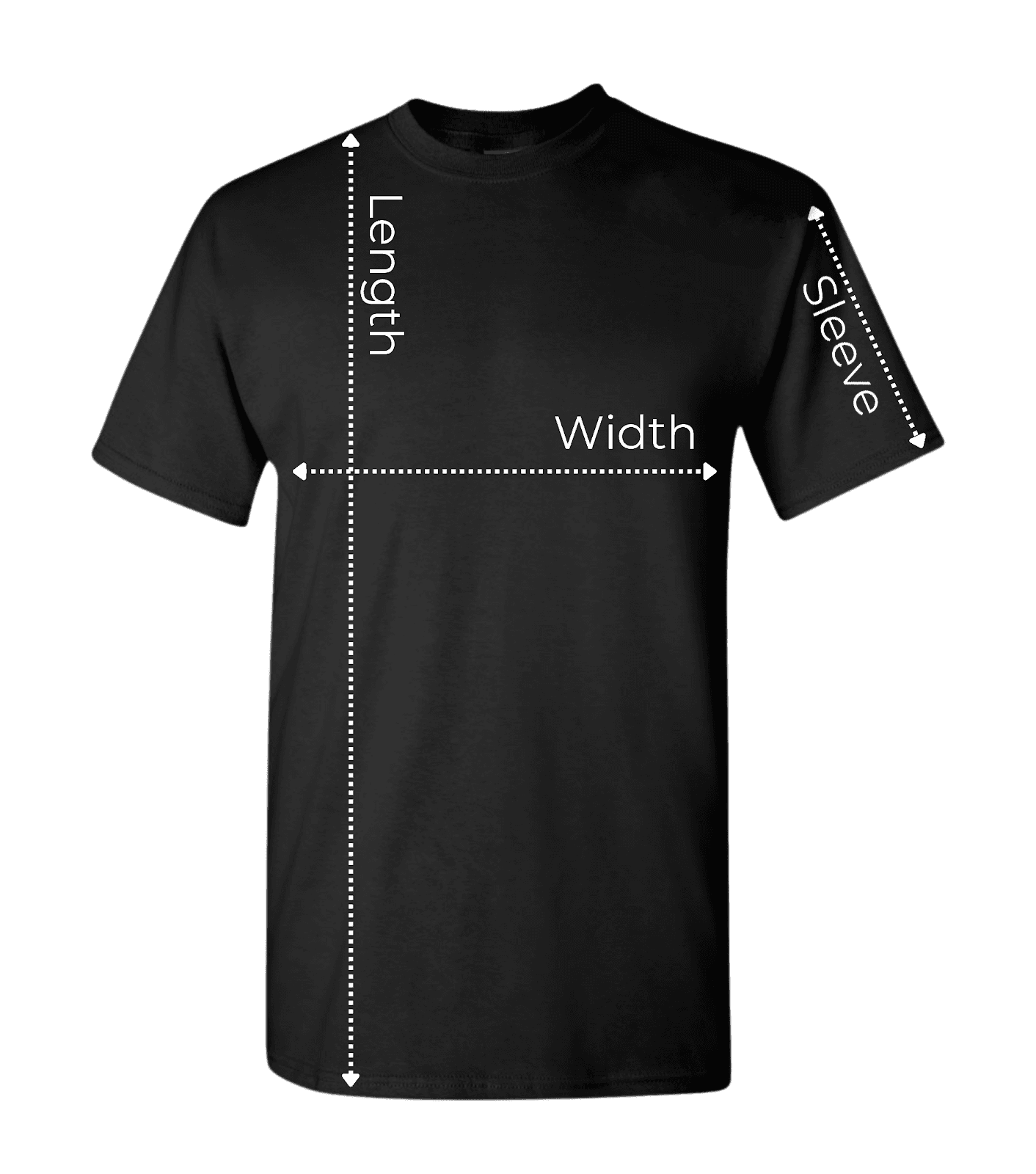 Hướng dẫn kích thước – Unisex Jersey Short Sleeve T-shirt