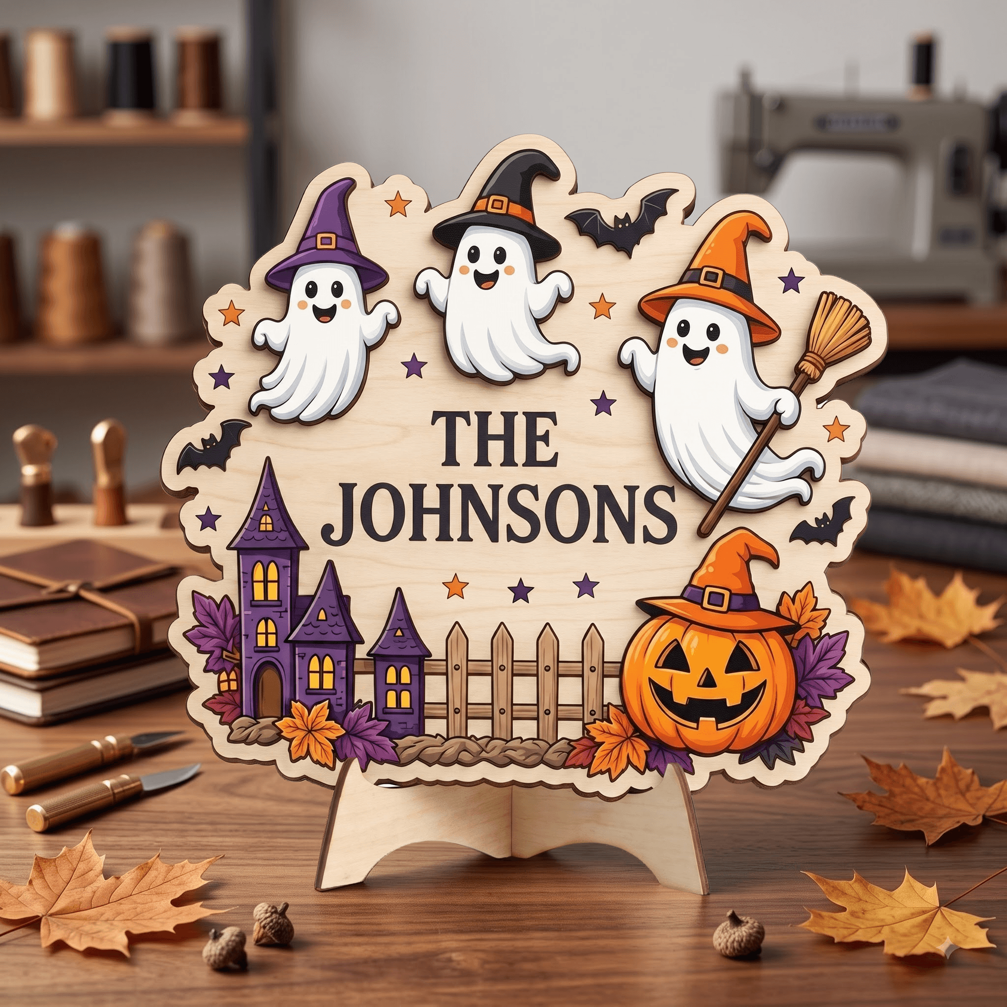 Custom Shape Wooden Sign 6 in 2 layer 5mm – 2