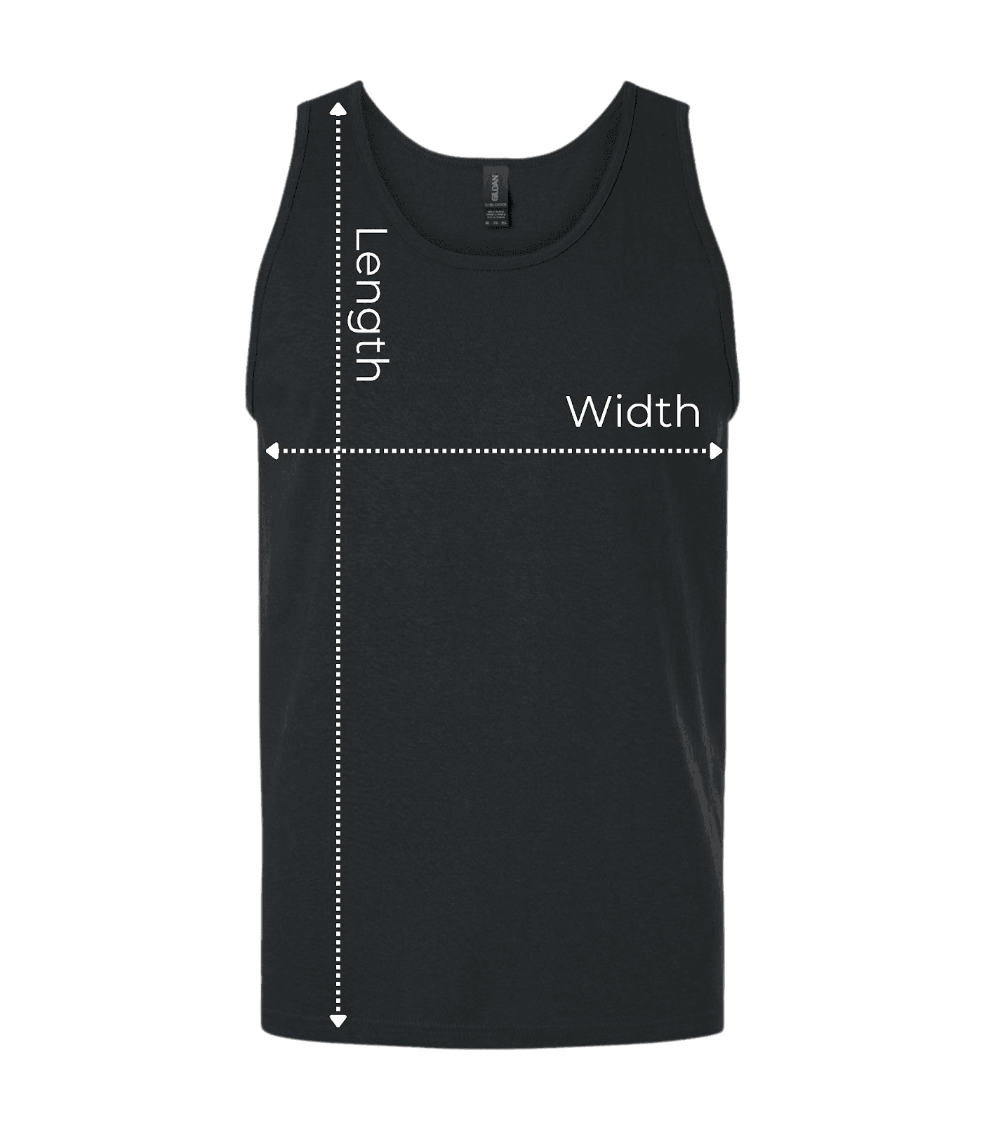 Hướng dẫn kích thước – Unisex Ultra Cotton Tank Top